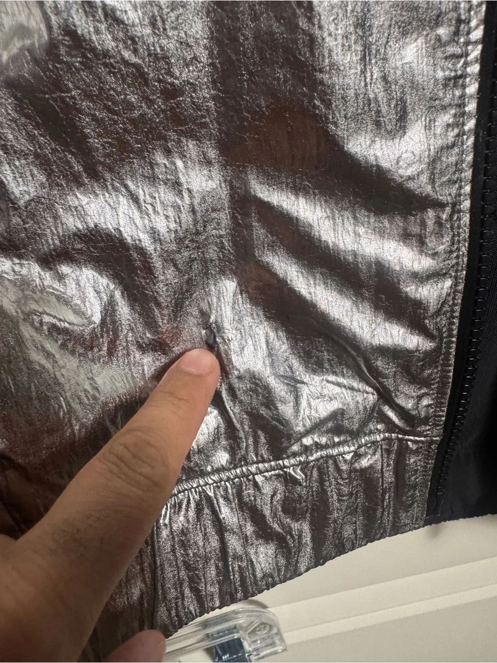 Lululemon Get Stellar Jacket in Titanium Foil. Size S